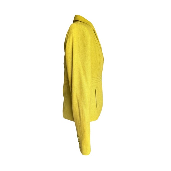 NWOT Fossil Chartreuse Blazer Tailored Professional Wear - Picture 6 of 8